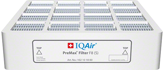 IQAir Ersatzfilter PreMax Filter F8 (S) - 3D Ansicht vorne