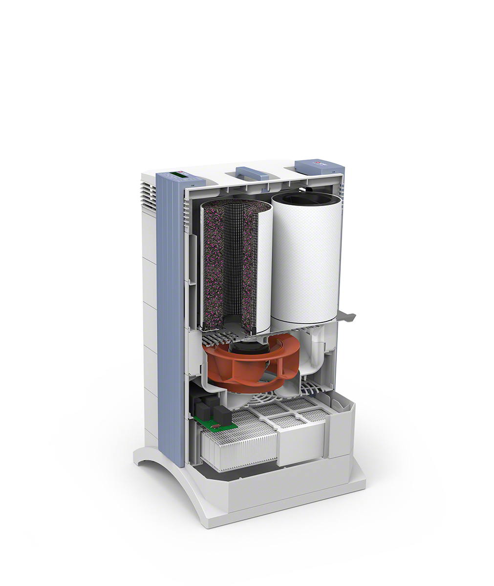 IQAir GC MultiGas - Querschnitt Ansicht 2